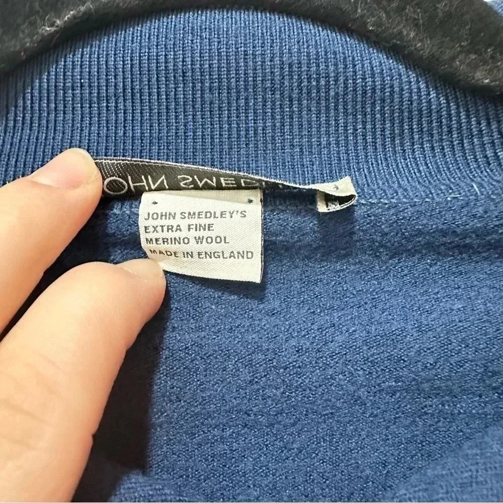 John Smedley polo wool sweater